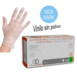 CAJA GUANTES VINILO 100 UNIDADES T-S