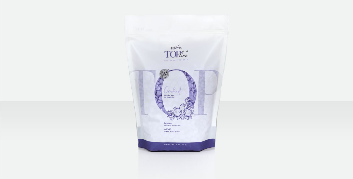 Cera en perlas Italwax Top Line Orchid para piel sensible – Wuincosmetics