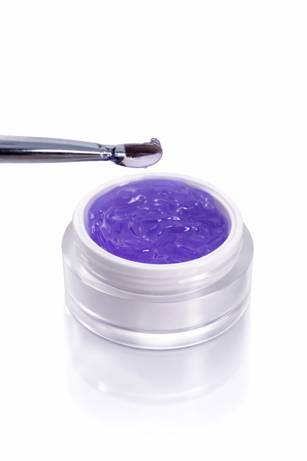 Textura del Memory Gel Ultra Strong Crystal Clear de Wüin Cosmetics, gel constructor acid free con efecto memoria