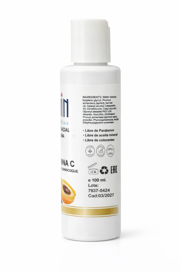 Peeling Facial en Crema con Vitamina C y Hueso de Albaricoque – Wüin Cosmetics